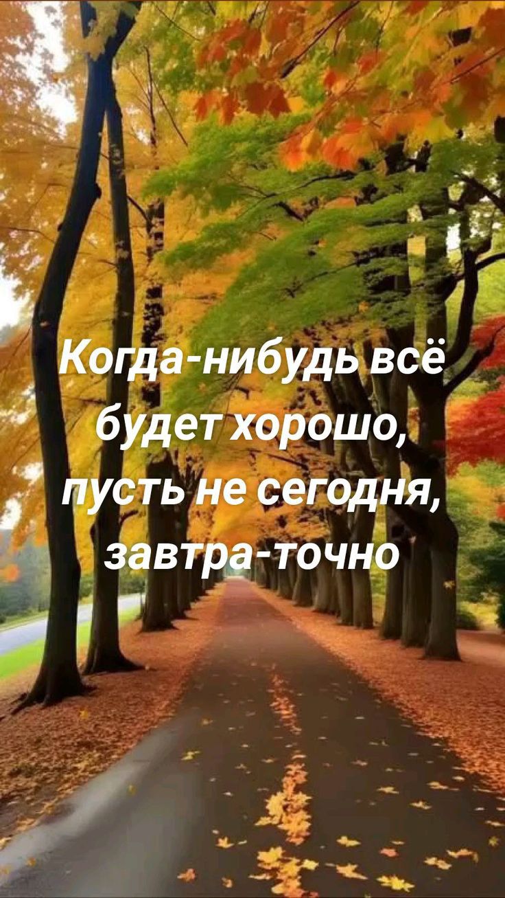 Р Когда нибудь всё будетхорошо пусть не сегодня завтрд точно и г _