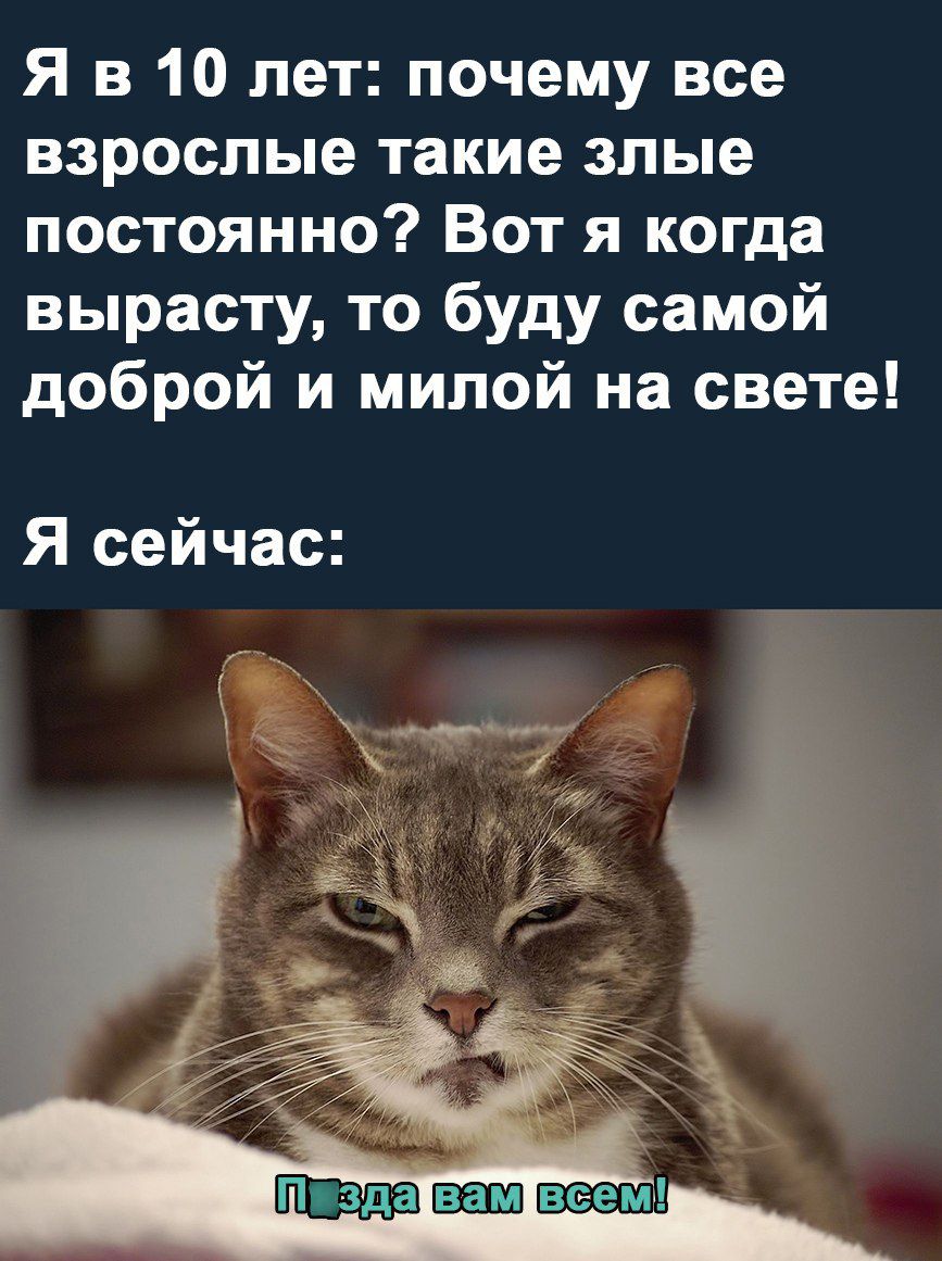 Я в 10 лет почему все взрослые такие злые постоянно Вот я когда вырасту то буду самой доброй и милой на свете Я сейчас