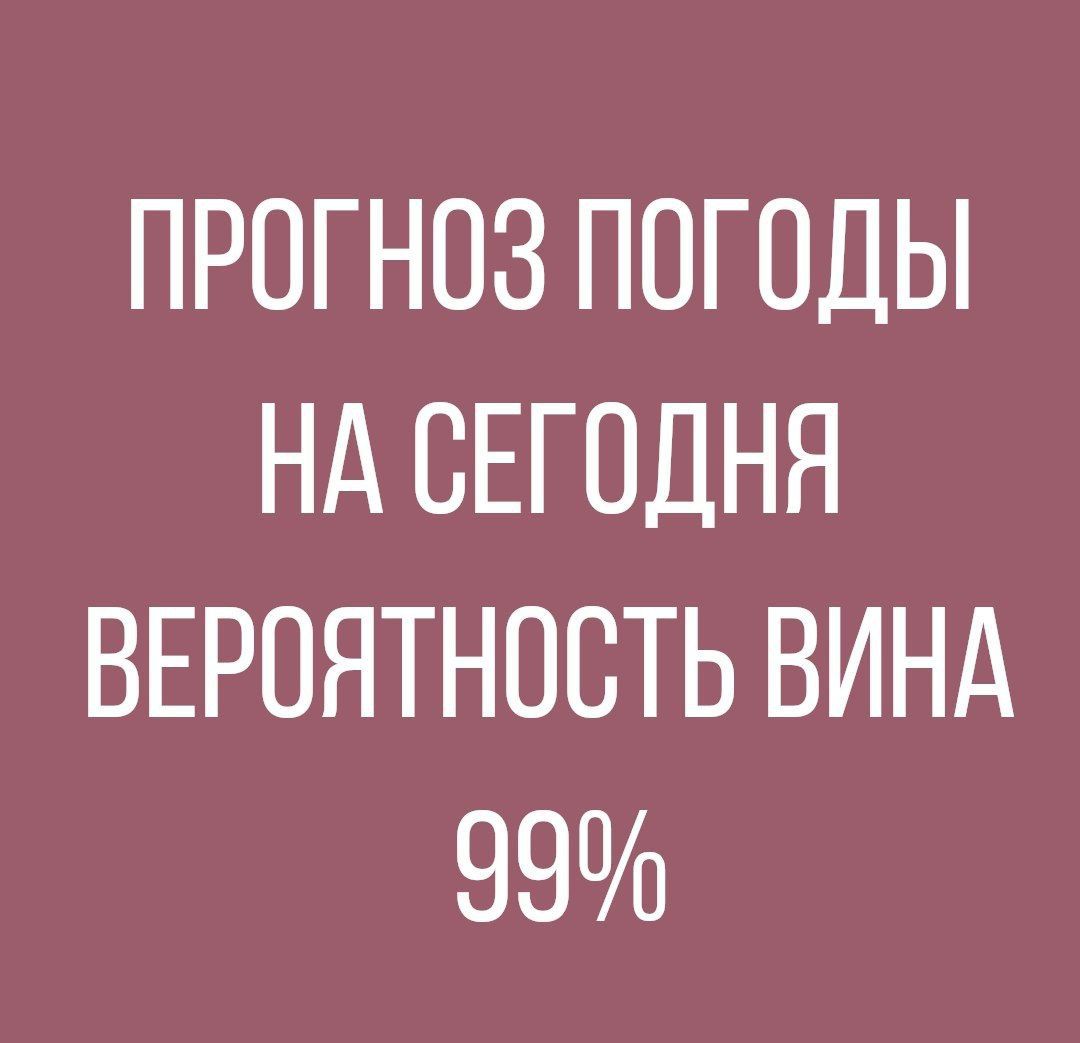 ПРОГНОЗ ПОГОДЫ НА СЕГОДНЯ ВЕРОЯТНОСТЬ ВИНА 99