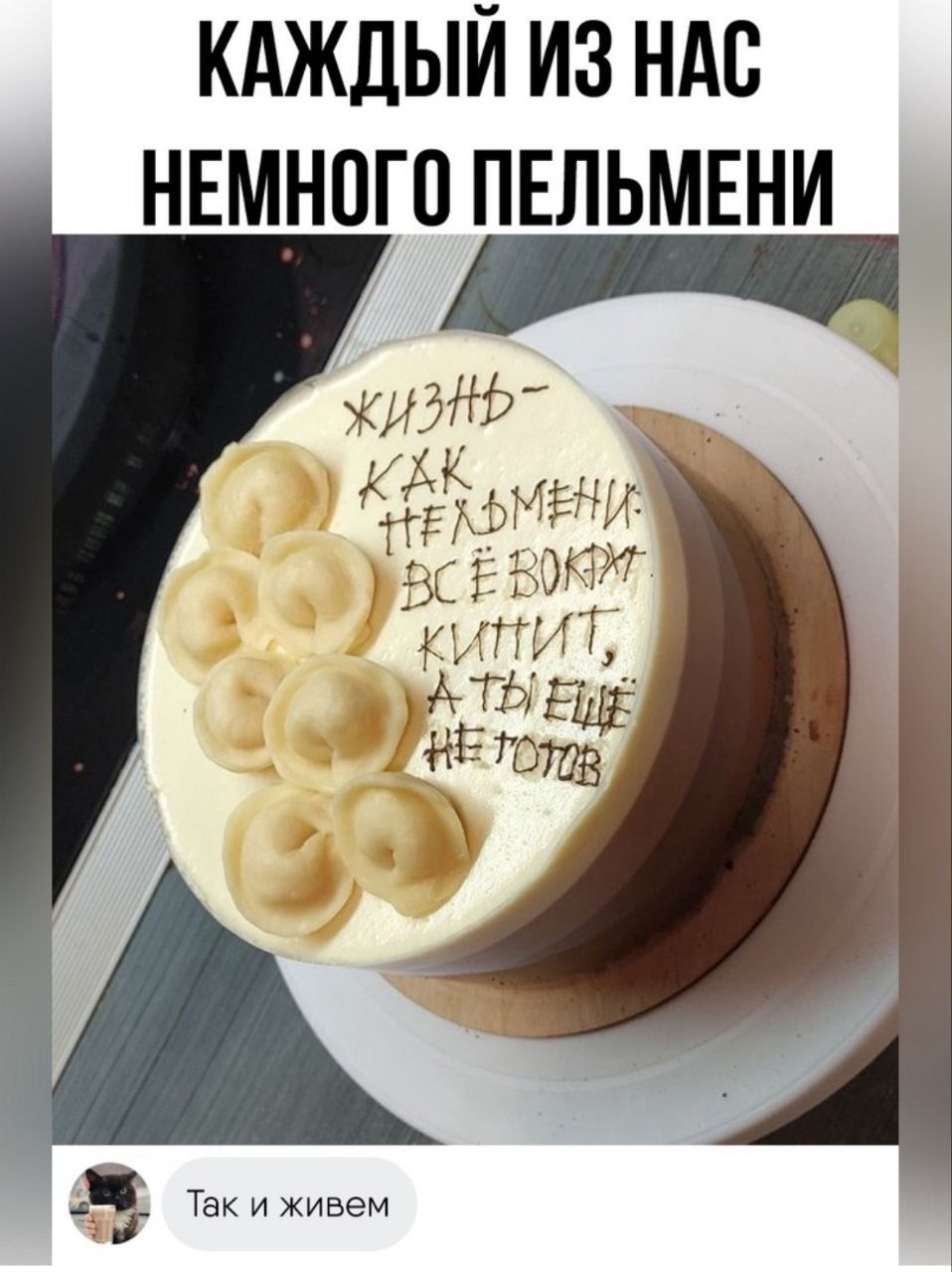 КАЖДЫЙ ИЗ НАС НЕМНОГО ПЕЛЬМЕНИ Так и живем