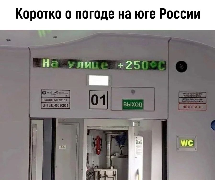 Коротко о погоде на юге России