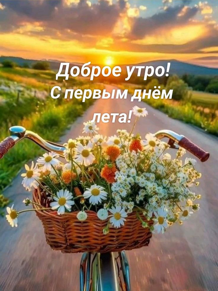 Доброе утро! С первым днём лета!