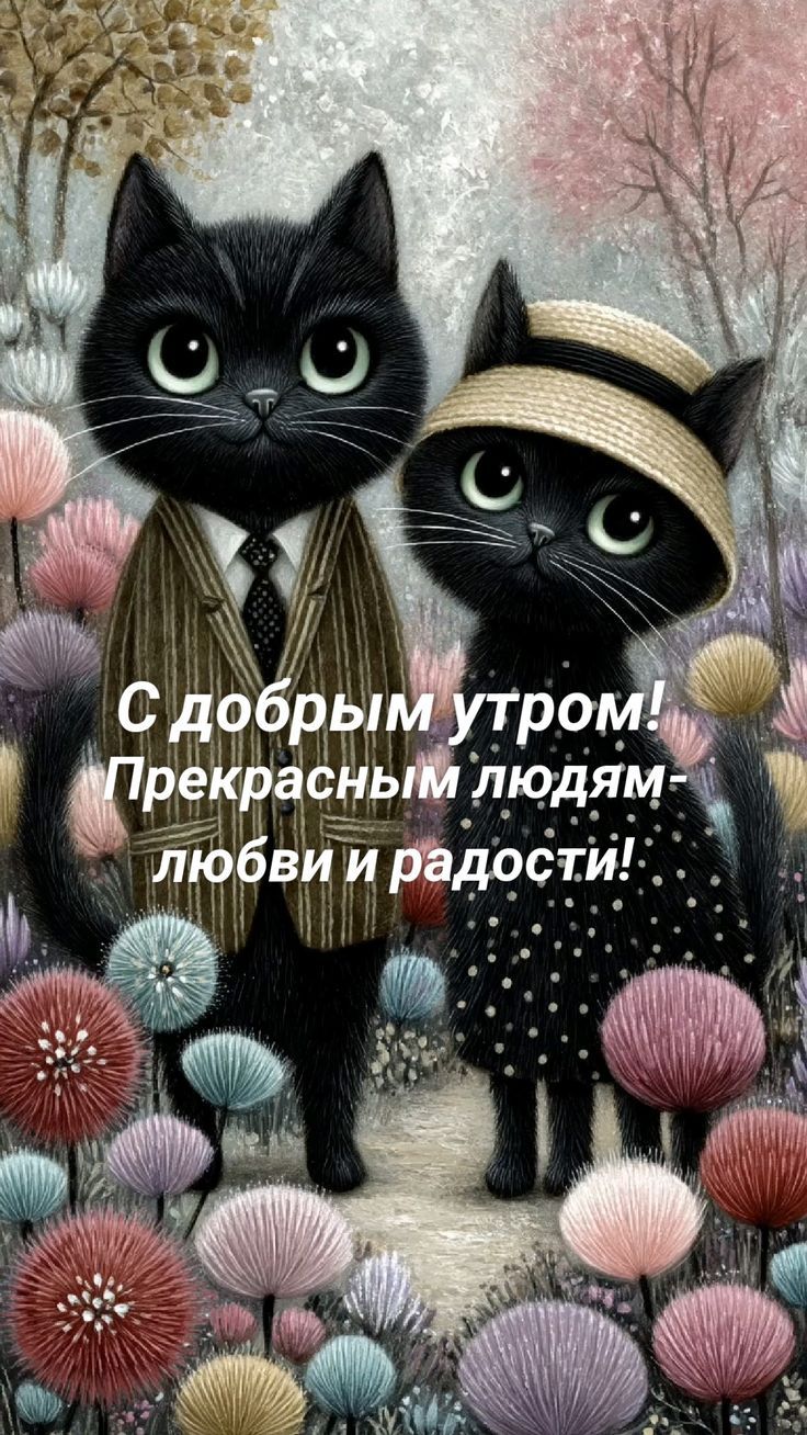С добрым утром! Прекрасным людям- любви и радости!