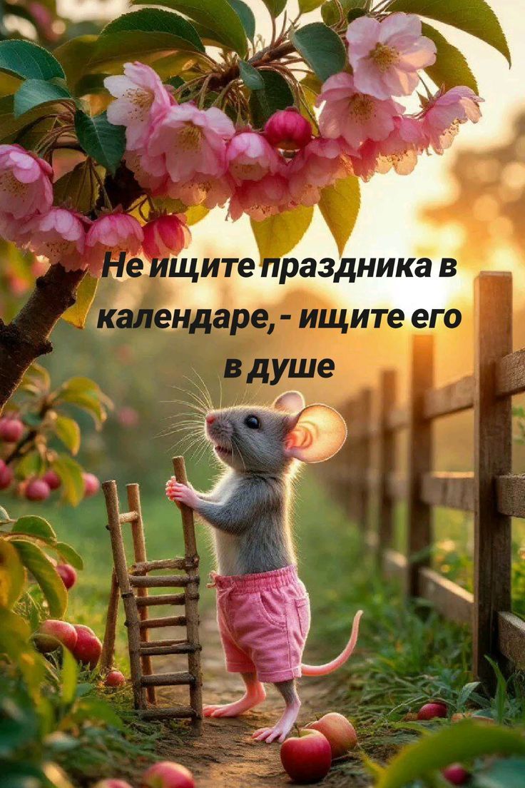 Не ищите праздника в календаре, - ищите его в душе