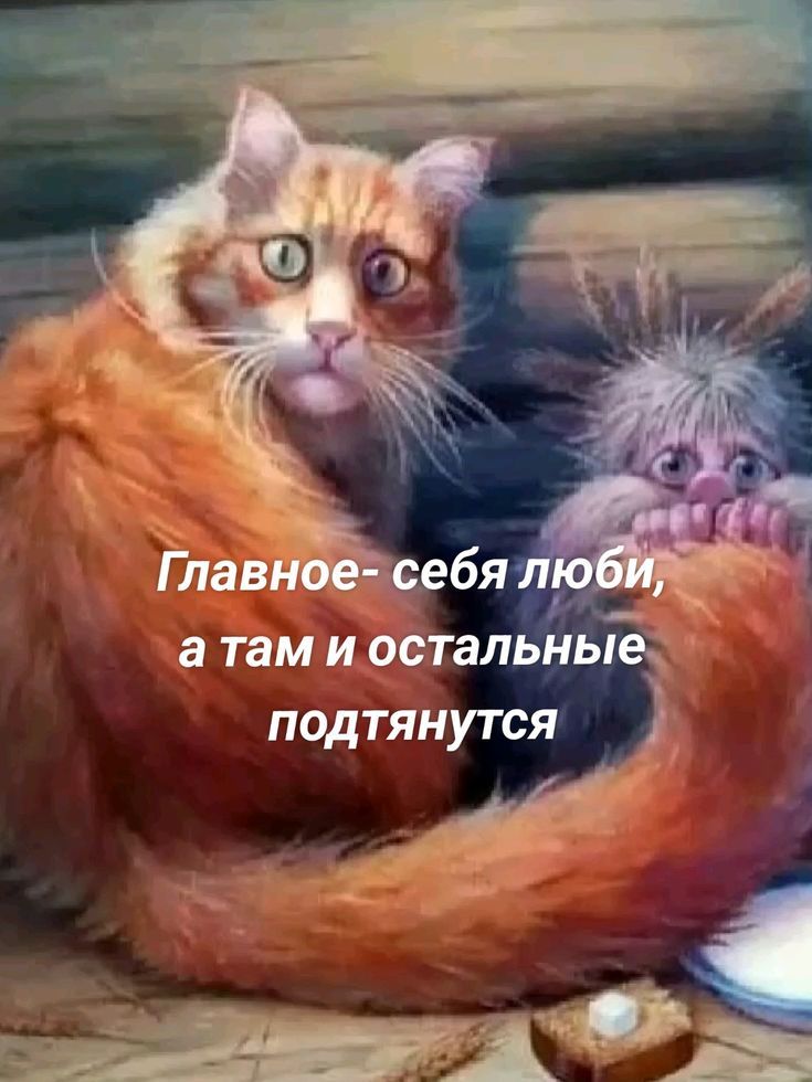 Главное- себя люби, а там и остальные подтянутся