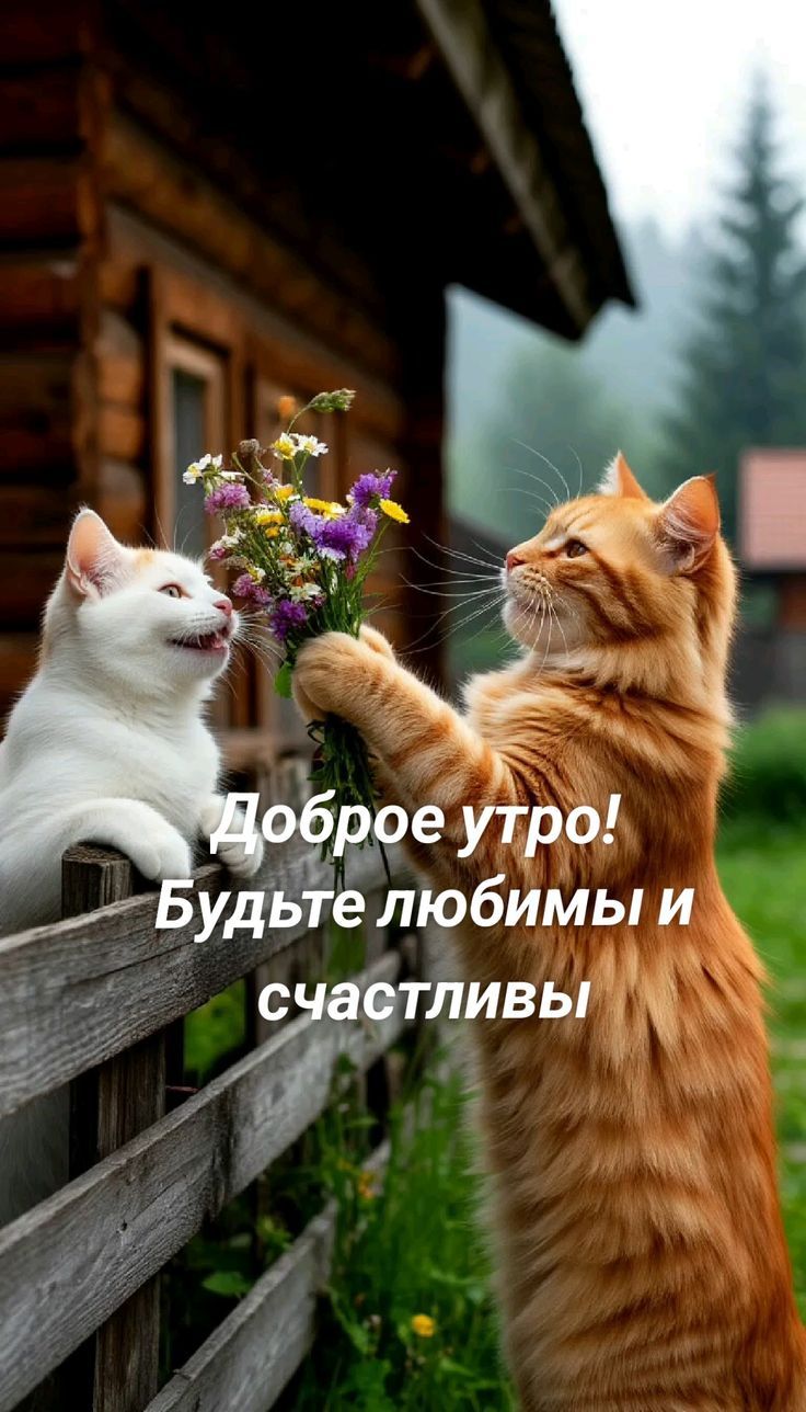 Доброе утро! Будьте любимы и счастливы