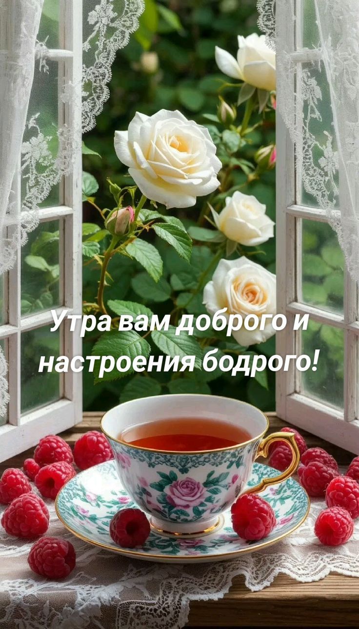 Утра вам доброго и настроения бодрого!