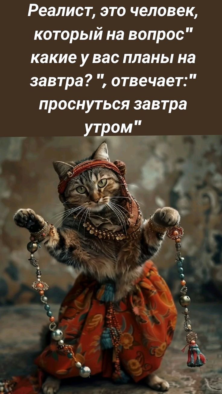 Реалист, это человек, который на вопрос