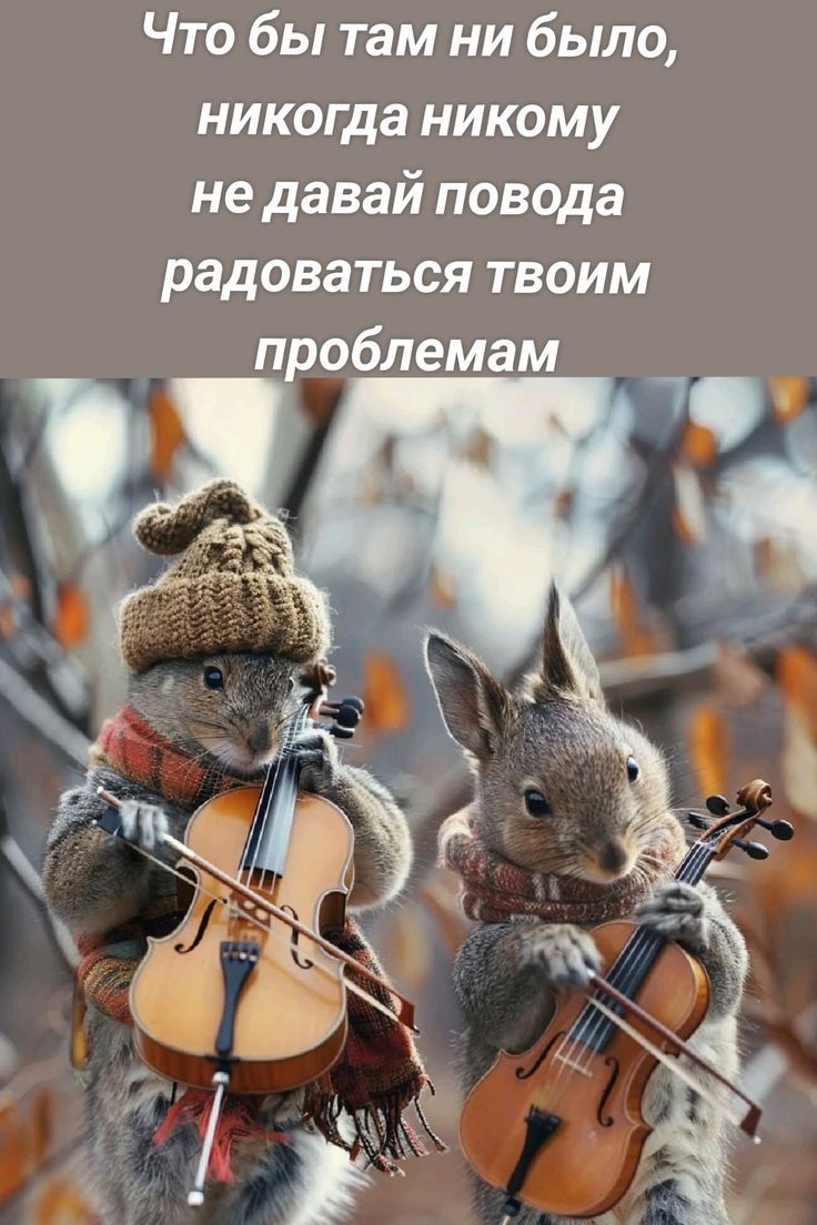 Что бы там ни было, никогда никому не дай повод радоваться твоим проблемам