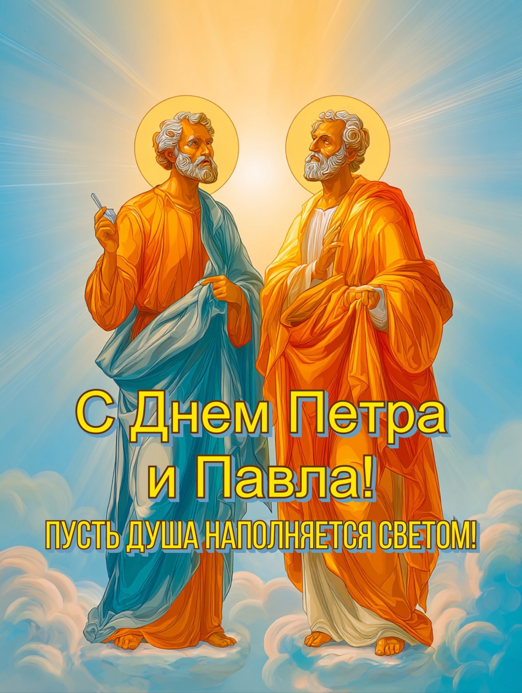 С Днем Петра и Павла! ПУСТЬ ДУША НАПОЛНЯЕТСЯ СВЕТОМ!