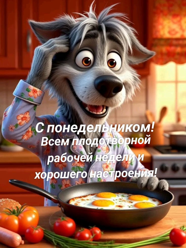 С понедельником! Всем плодотворной рабочей недели и хорошего настроения!