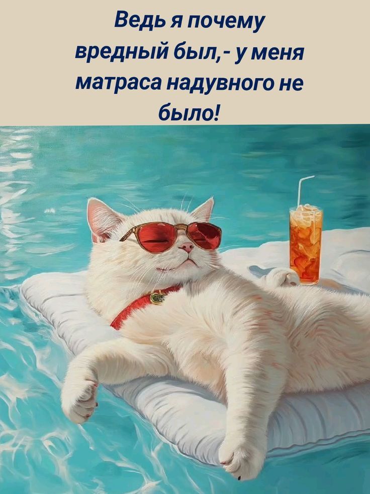 Ведь я почему вредный был, - у меня матраса надувного не было!