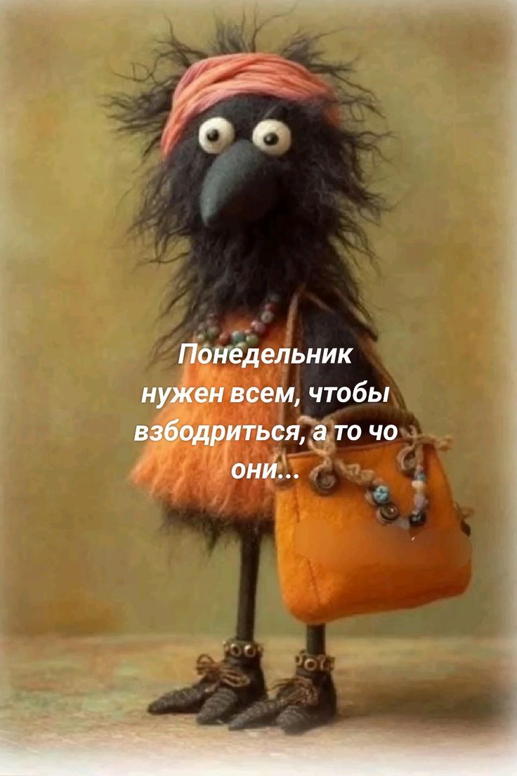 Понедельник нужен всем, чтобы взбодриться, а то что они...