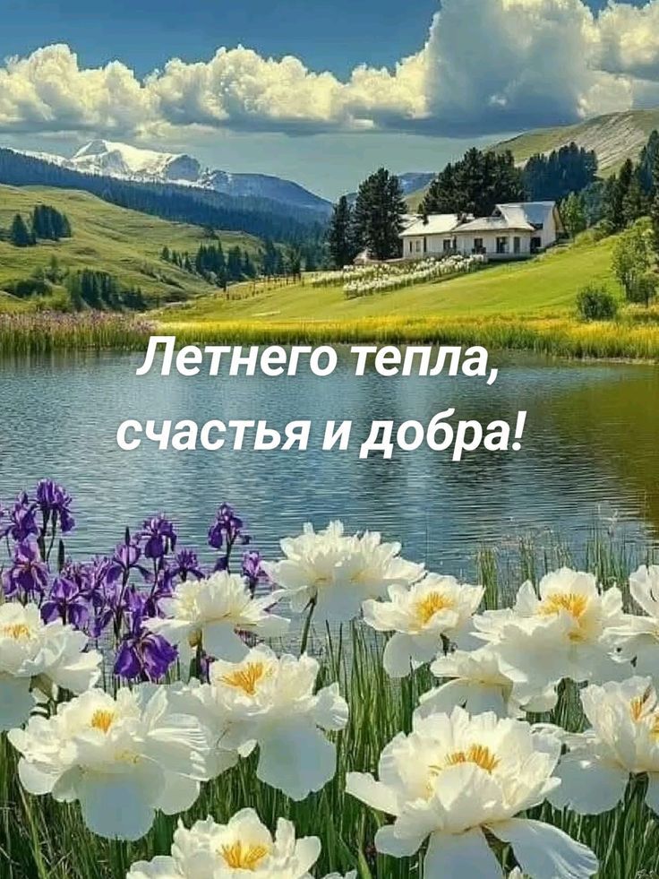 Летнего тепла, счастья и добра!