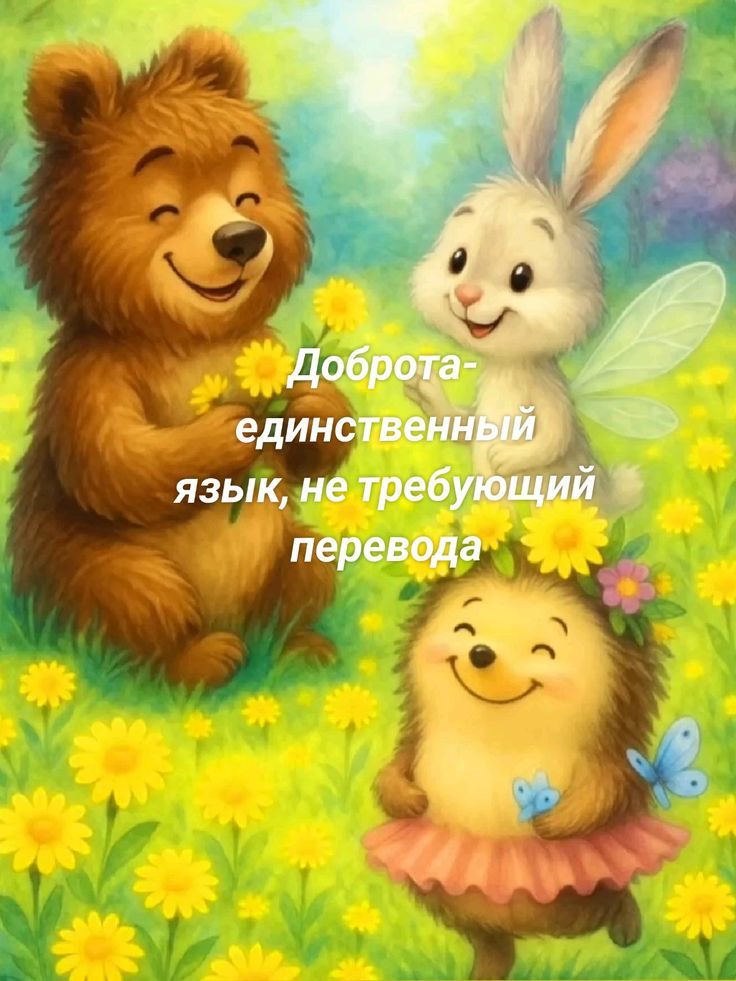 Доброта- единственный язык, не требующий перевода