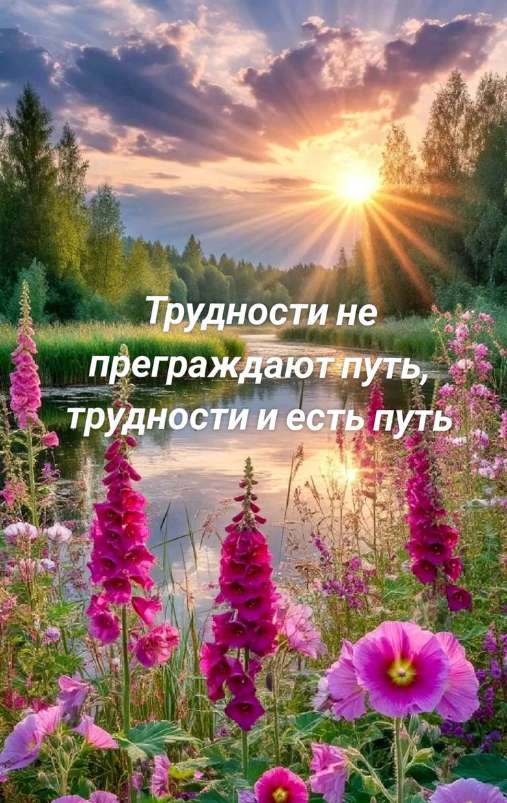 Трудности не преграждают путь, трудности и есть путь