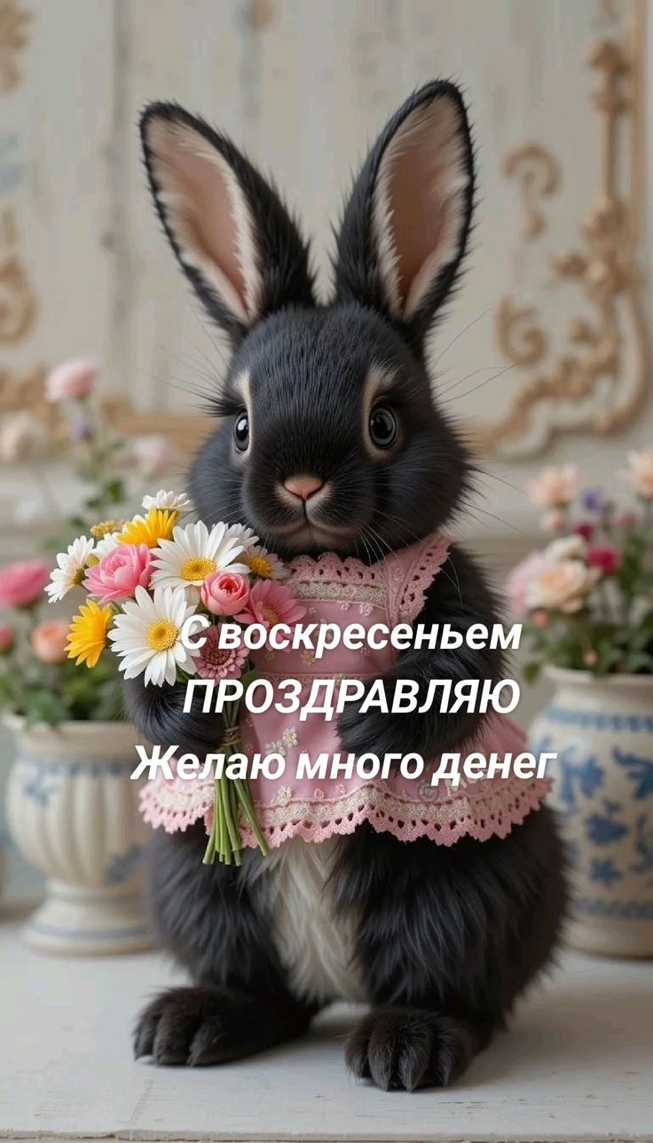 С воскресеньем ПРОЗДРАВЛЯЮ Желаю много денег