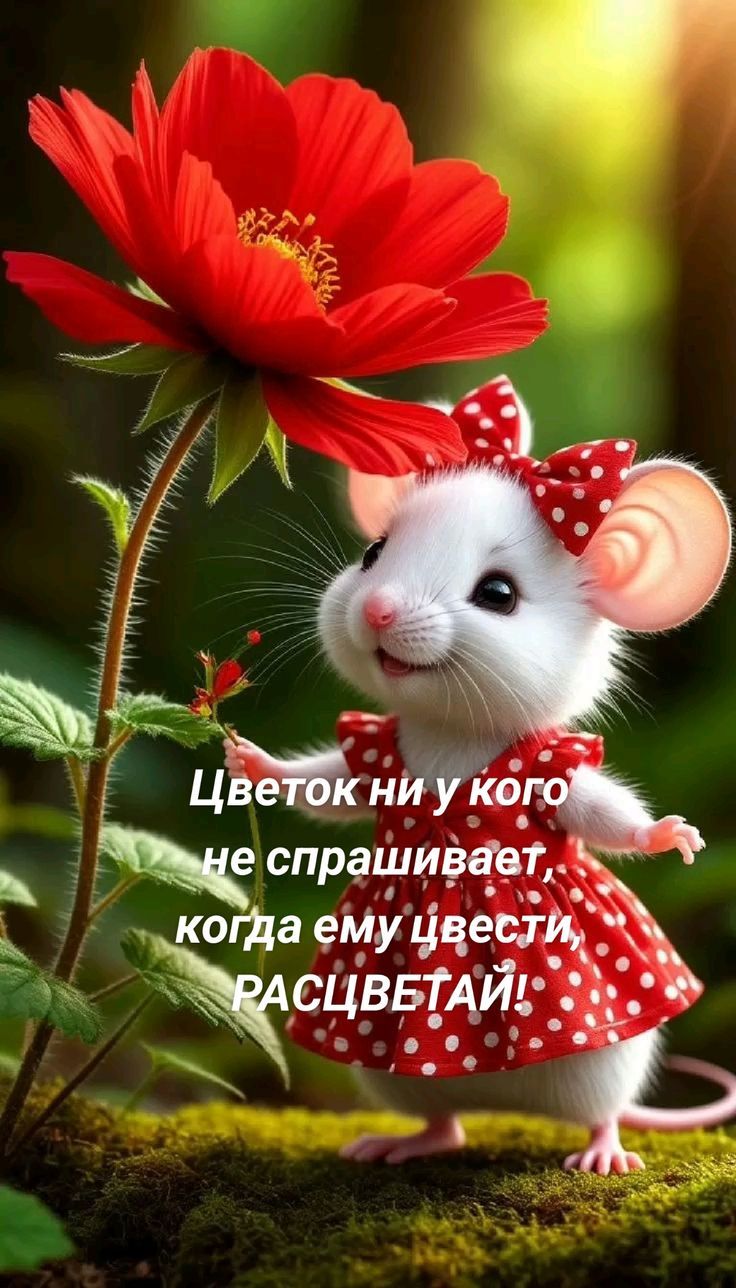 Цветок ни у кого не спрашивает, когда ему цвести, РАЦВЕТАЙ!