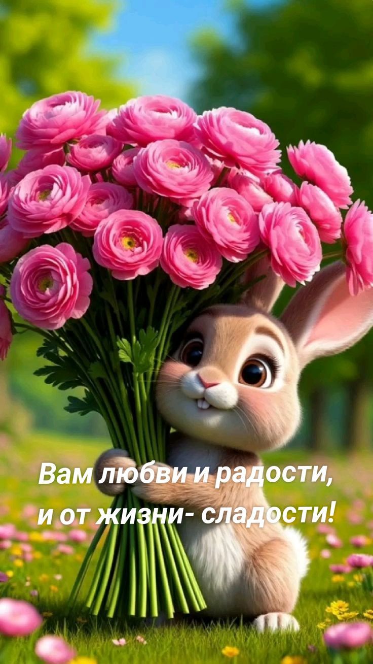 Вам любви и радости, и от жизни- сладости!
