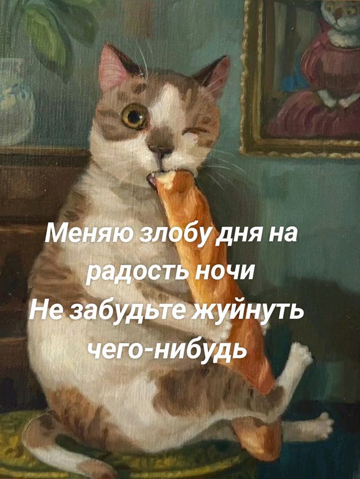 Меняю злобу дня на радость ночи
Не забудьте жуйнуть чего-нибудь
