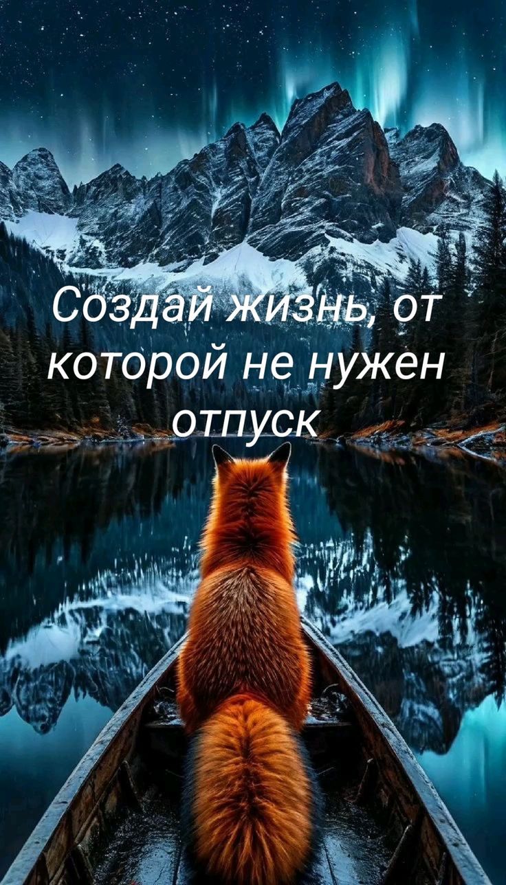Создай жизнь, от которой не нужен отпуск