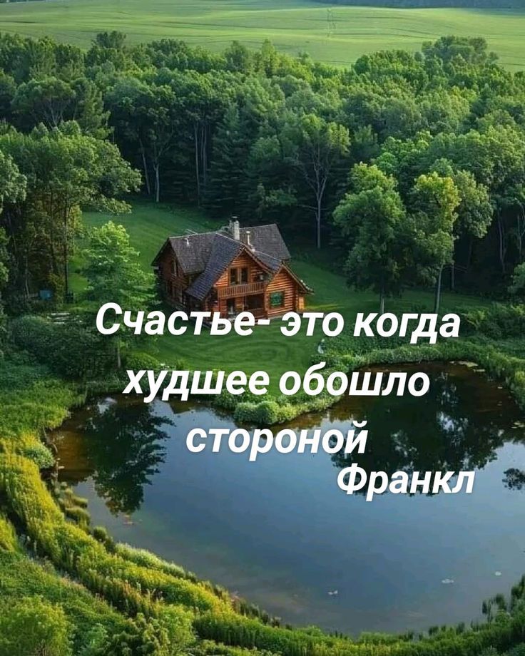 Счастье – это когда худшее обошло стороной. Франкл