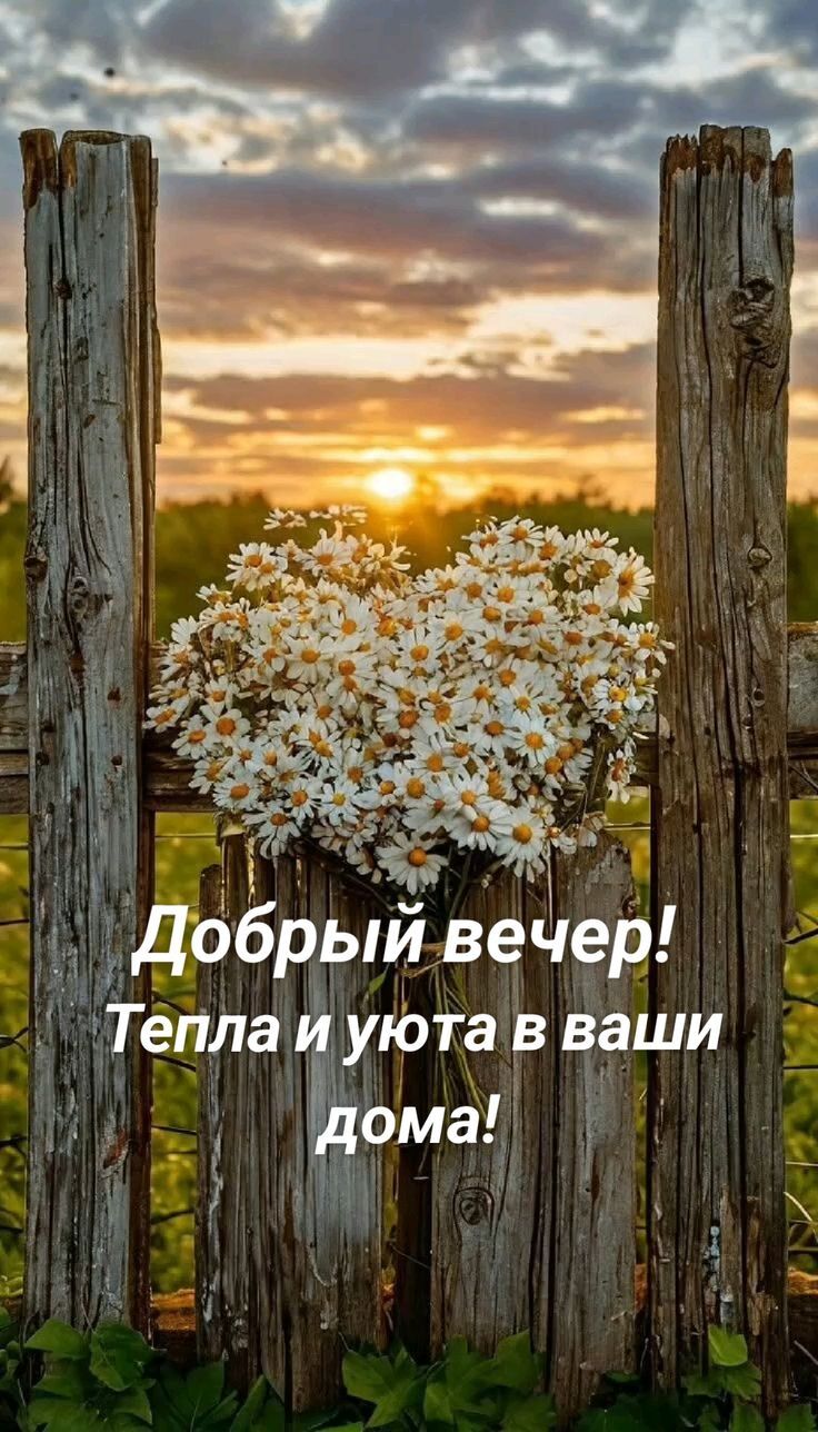 Добрый вечер! Тепла и уюта в ваши дома!
