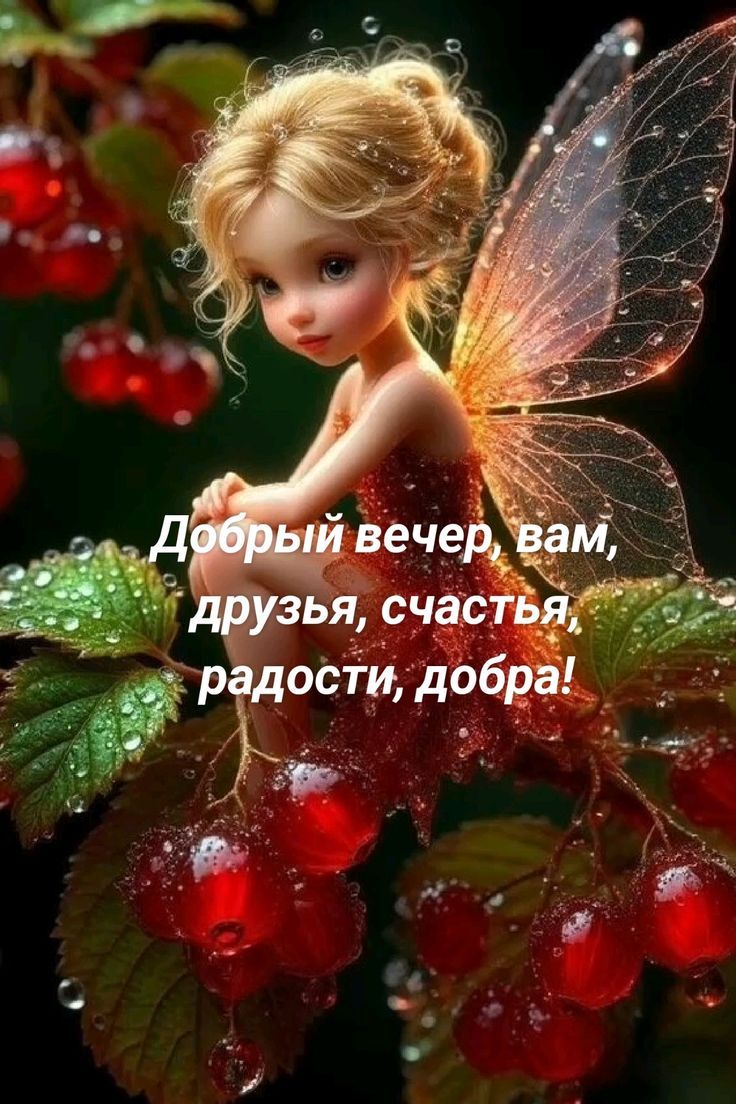 Добрый вечер, вам, друзья, счастья, радости, добра!