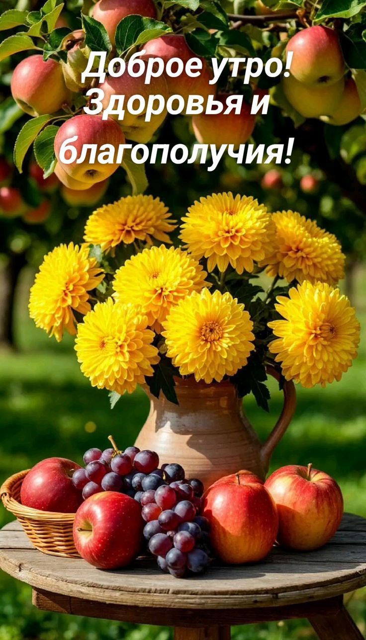 Доброе утро! Здоровья и благополучия!