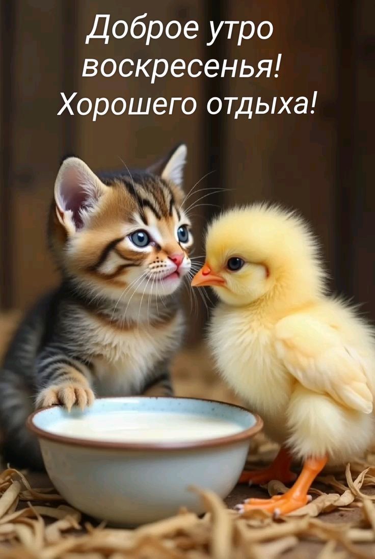 Доброе утро воскресенья! Хорошего отдыха!