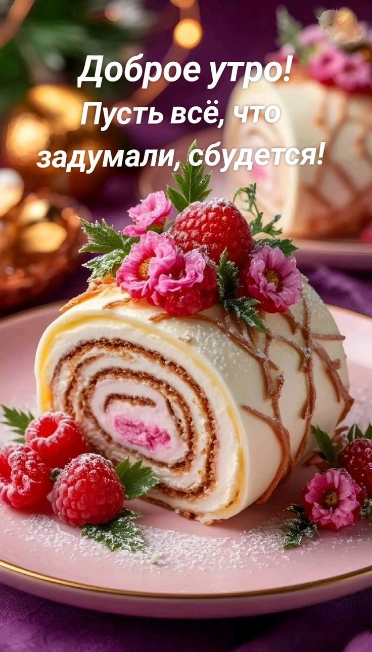 Доброе утро! Пусть всё, что задумали, сбудется!