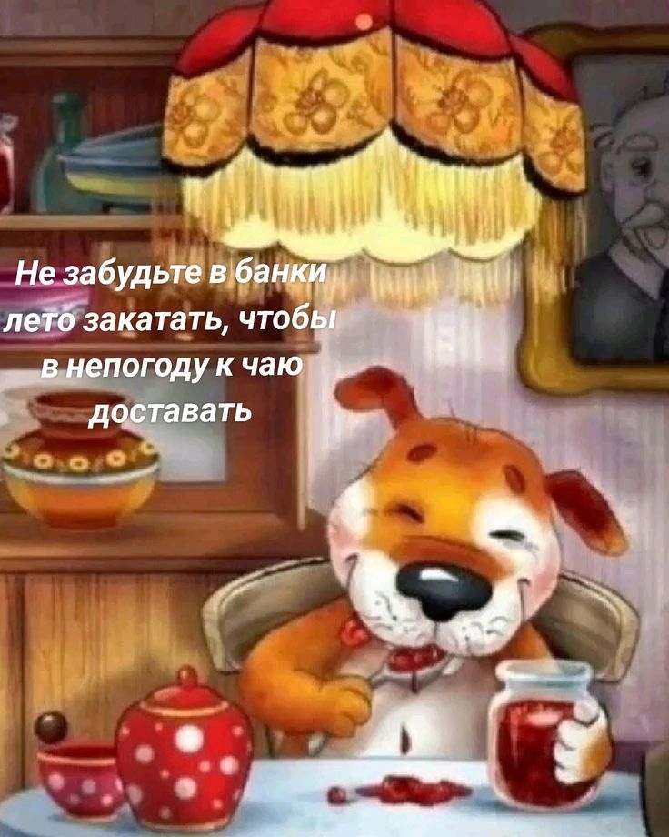 Не забудьте в банки лето закатать, чтобы в непогоду к чаю доставать
