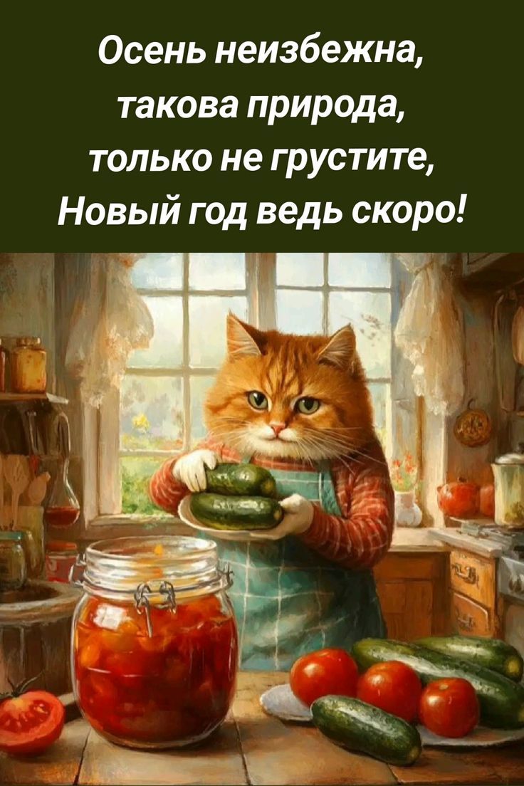 Осень неизбежна, такова природа, только не грустите, Новый год ведь скоро!