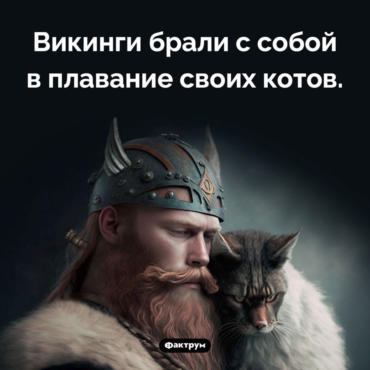 Викинги брали с собой в плавание своих котов.
