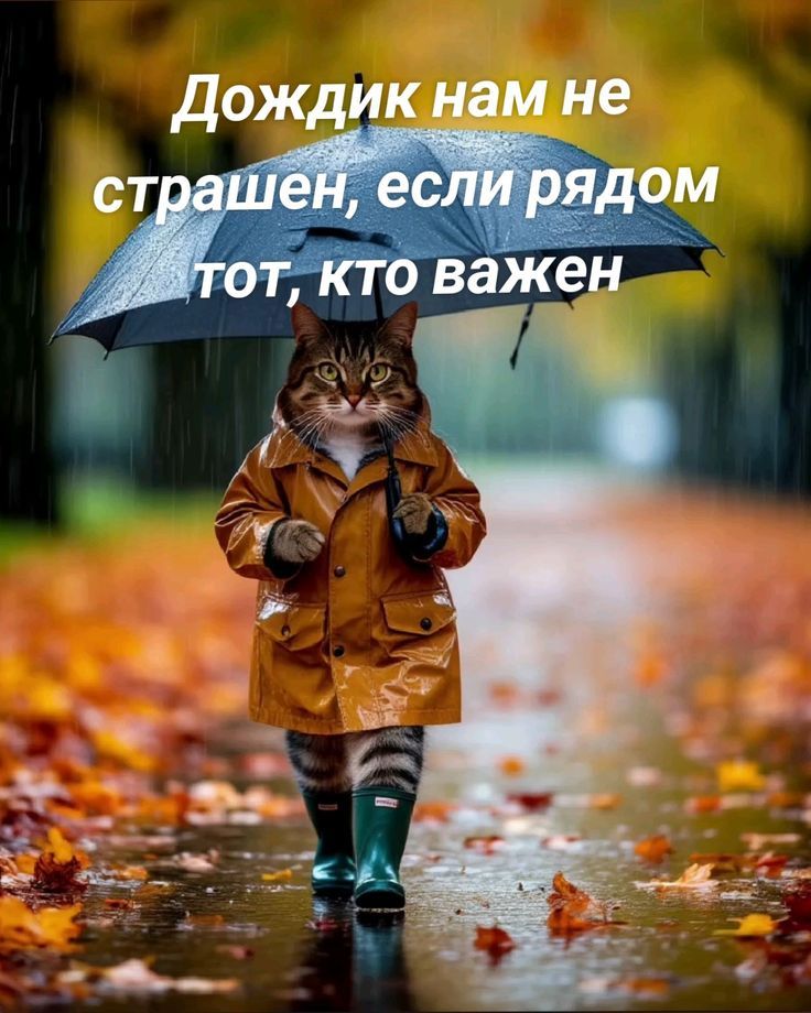 Дождик нам не страшен, если рядом тот, кто важен