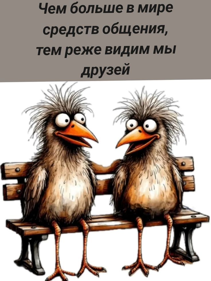 Чем больше в мире средств общения, тем реже видим мы друзей