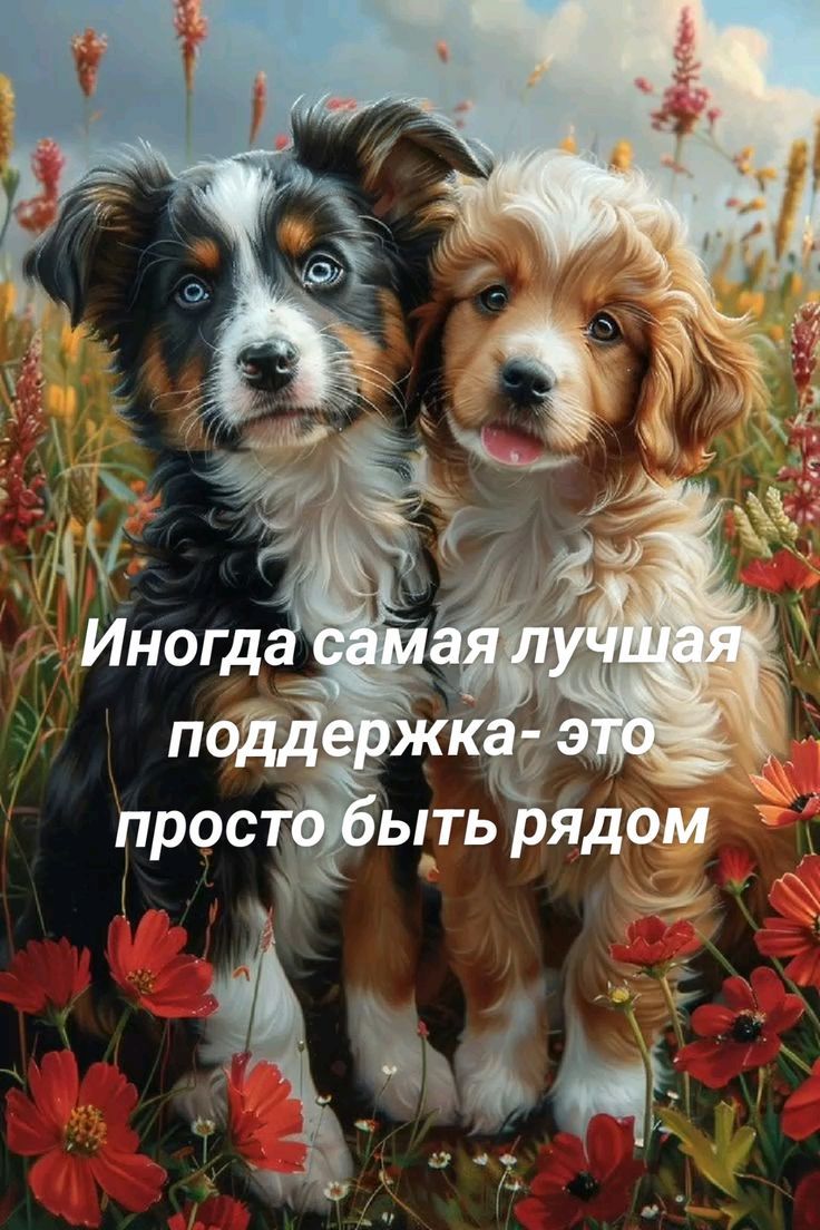 Иногда самая лучшая поддержка - это просто быть рядом
