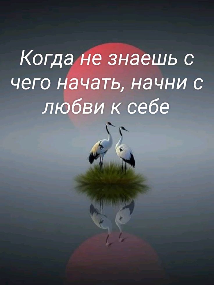 Когда не знаешь с чего начать, начни с любви к себе