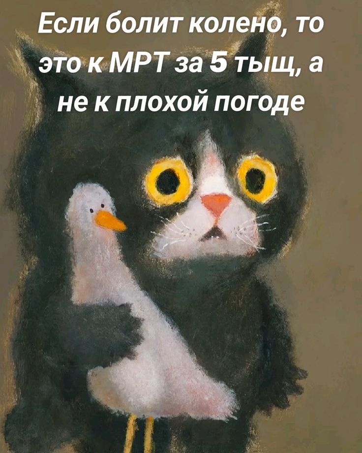 Если болит колено, то это к МРТ за 5 тыс., а не к плохой погоде