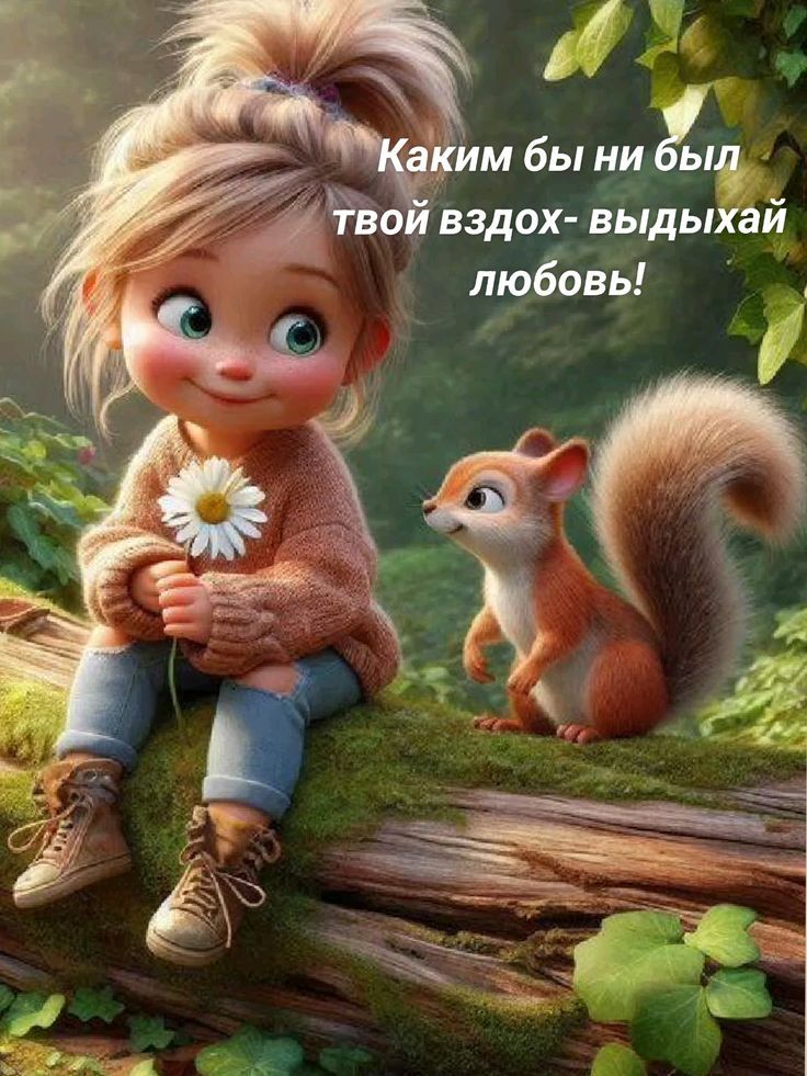 Каким бы ни был твой вдох- выдыхай любовь!