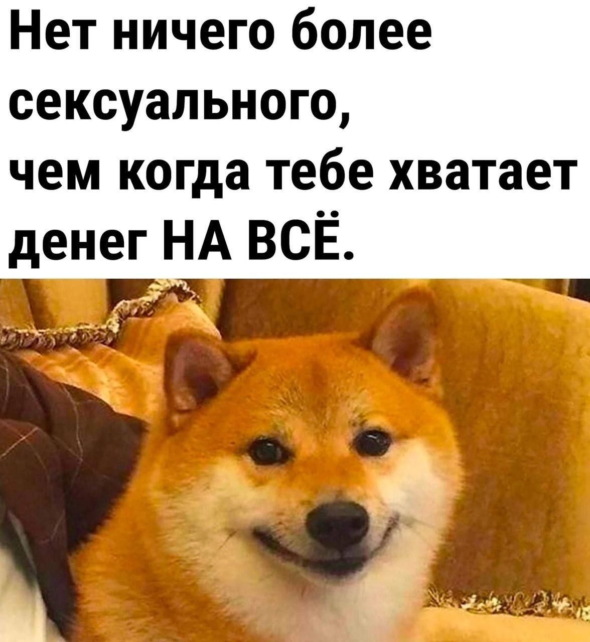 Нет ничего более сексуального, чем когда тебе хватает денег НА ВСЁ.
