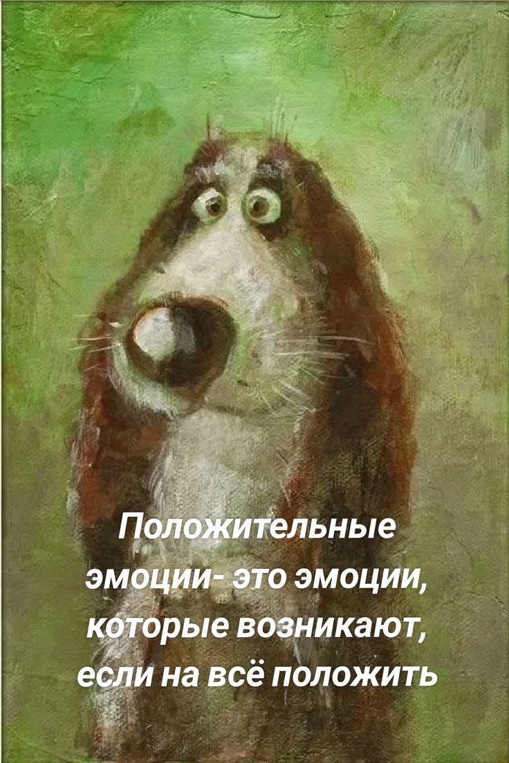Положительные эмоции- это эмоции, которые возникают, если на всё положить