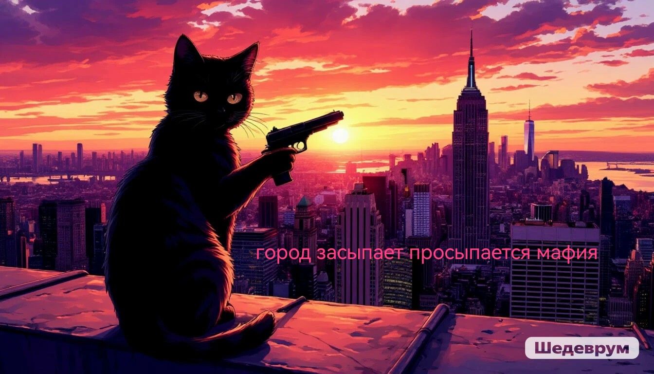 город засыпает просыпается мафия