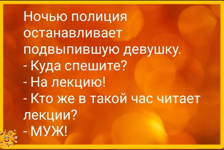 Ночью полиция останавливает подвыпившую девушку Куда спешите На лекцию Кто же в такой чаемитает лекции МУЖ