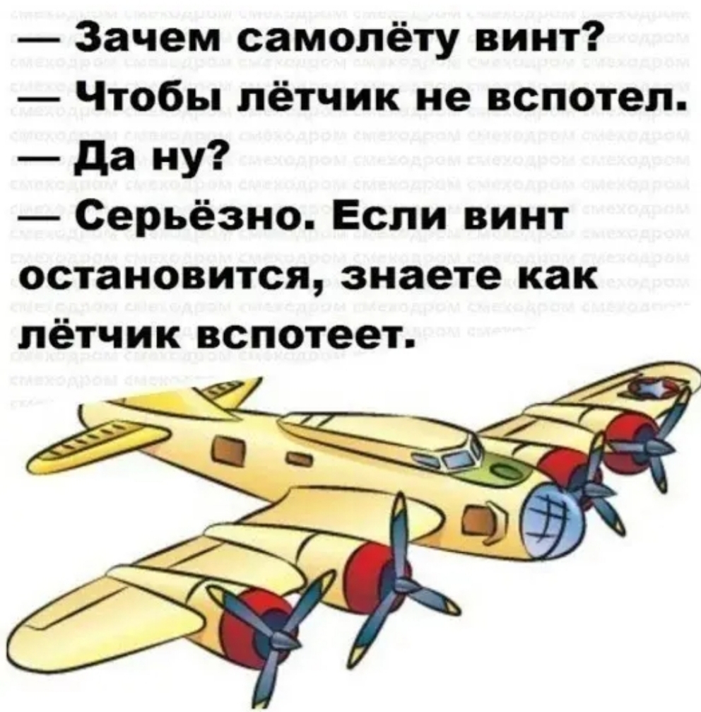 Зачем самопёту винт Чтобы лётчик не вспотеп да ну Серьёзно Если винт остановится знаете как лётчик вспотеет