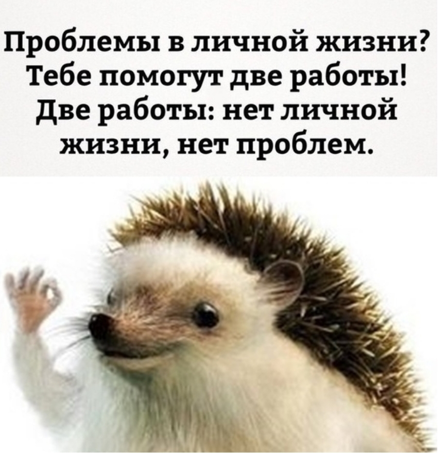 Проблемы в личной жизни Тебе помогут две работы две работы нет личной жизни нет проблем 11