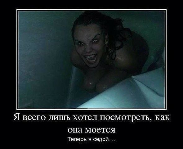 Я ВСЕГО ПЕШЪ ХОТЕЛ посмотреть как она моется Теперь я седой