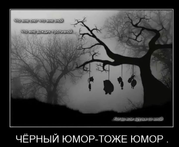 ЧЁРНЫЙ ЮМОР ТОЖЕ ЮМОР