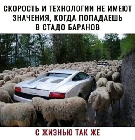 СКОРОСТЬ И ТЕХНОЛОГИИ НЕ ИМЕЮТ ЗНАЧЕНИЯ КОГДА ПОПАДАЕШЬ С ЖИЗНЬЮ ТАК ЖЕ