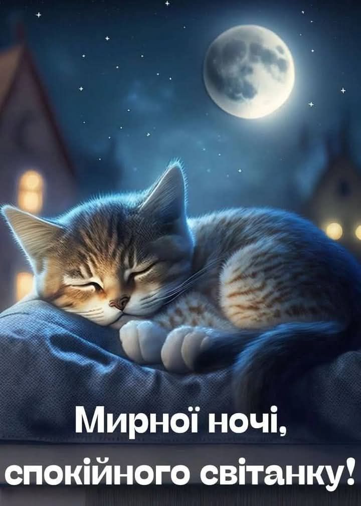 Мирної ночі, спокійного світанку!